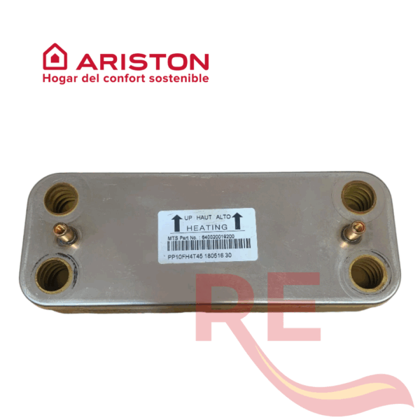 Intercambiador de placas Ariston Clas Cares 10 Placas 640020019200 "REACONDICIONADO"