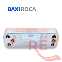 Intercambiador de placas Baxi Roca platinum max plus 33/33 20 placas “REACONDICIONADO”